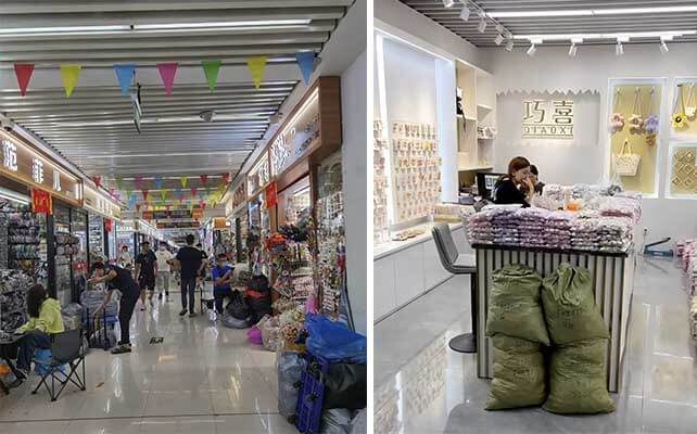 Yiwu Market is across from us